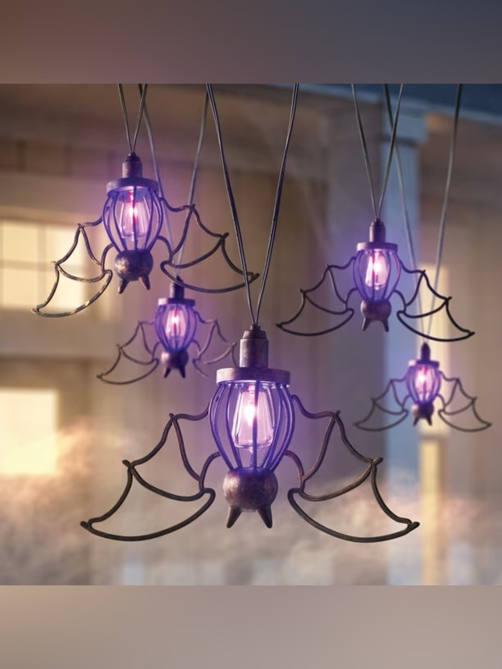 Halloween Flame Lights, Set of 5